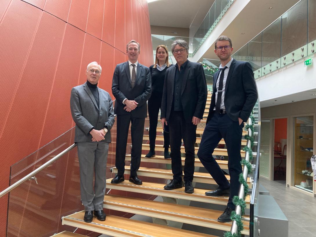 Visite du Conseil d'Administration de la Fondation EPF sur le campus EPF de Troyes - Février 2023