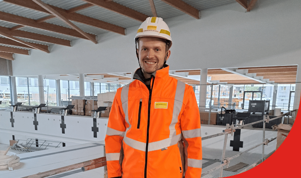 Entretien avec Volodymyr Motsiuk, P2022 et conducteur de travaux sur le chantier de l'une des piscines des Jeux Olympiques Paris 2024